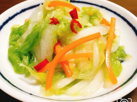 放置で簡単！にんにく風味の白菜の漬物